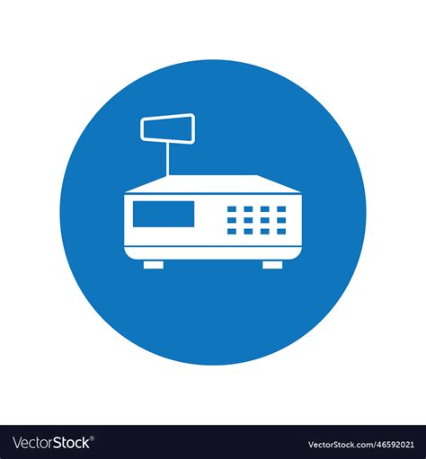 Digital scales icon Royalty Free Vector Image - VectorStock