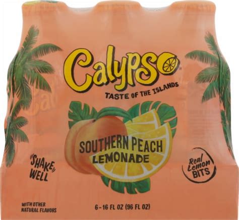 Calypso Southern Peach Lemonade 6 Bottles 16 Fl Oz Pick N Save