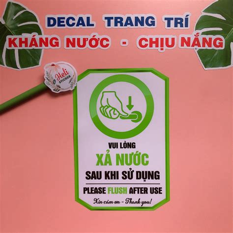 Decal Bi N B O Vui L Ng X N C Sau Khi S D Ng H Nh D N D Ng