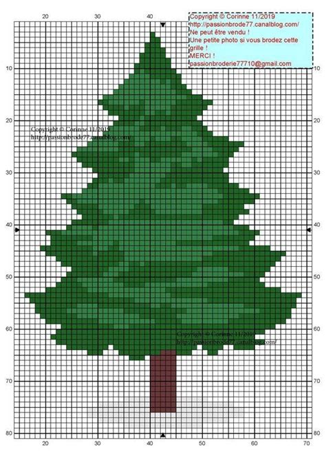 Christmas Cross Stitch Tree Pattern