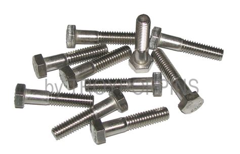 Ss X Hh Hex Head Machine Screws Bolts Stainless Steel