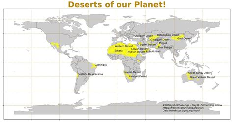 Hot Deserts Are Growing In Size Due To Climate Maps On The Web