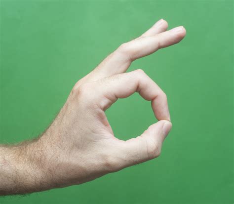 Free Image of Conceptual Man Hand Showing Okay Sign | Freebie.Photography