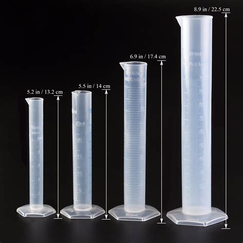 BOROSIL Cylindrical Glass Measuring Cylinder For Lab Work Automation