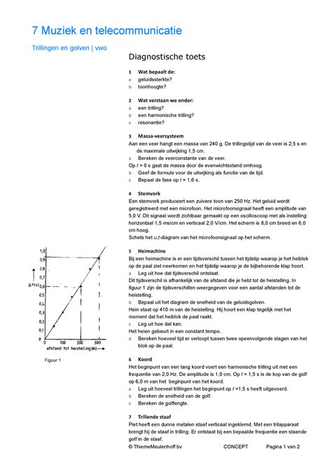 Newton 4 5V 07 Diagnostische Toets Concept Diagnostische Toets 1 Wat