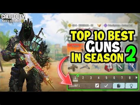 Top Best Guns In Season 2 COD Mobile Gunsmith Loadout Codm Saafly