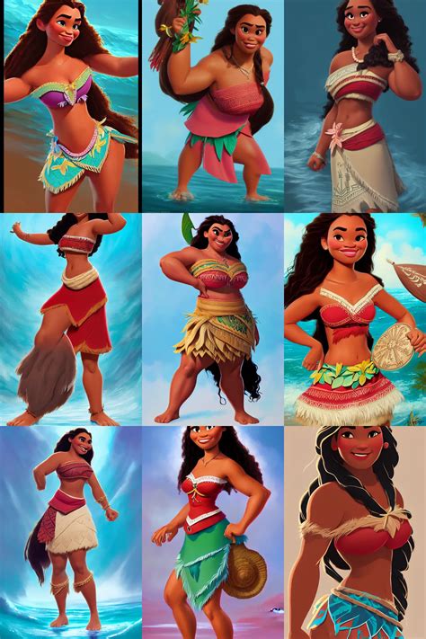 Moana Disney Princess Concept Art