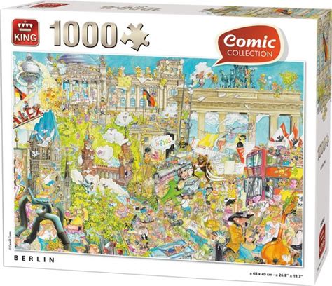 King Comic Puzzel Stukjes X Cm Berlijn Cartoon