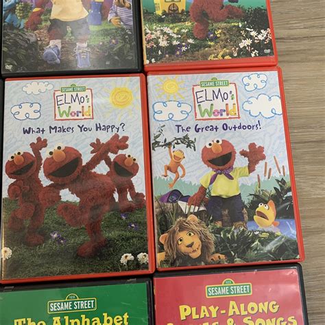 Lot Of 12 Sesame Street Elmos World Dvds Sesame Street Ebay