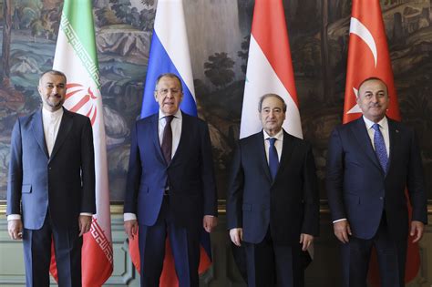 Russia And Iran Broker Turkey Syria Rapprochement Talks In Moscow The