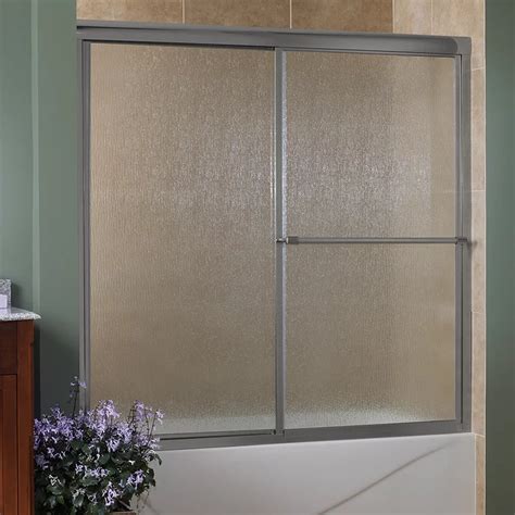 Hazelwood Home Chase 60 X 58 Single Sliding Framed Tub Door Reviews