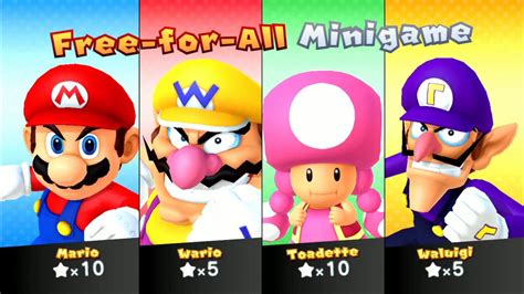 Mario Party 10 Whimsical Waters Master CPU Mario Waluigi Toadette