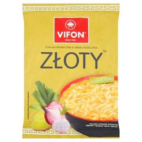 Zupa B Yskawiczna Kurczak Z Oty O Smaku Kurczaka Agodna G Vifon X