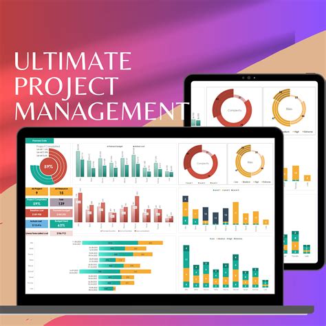 Ultimate Project Management Template, Project Management Dashboard