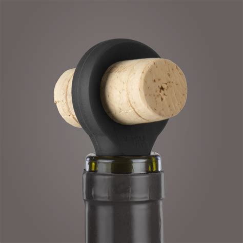 Vacu Vin Wine Stopper Bottle Stopper Black 2 Pieces Buy Now At