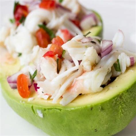 Crab Stuffed Avocado Recipe Feature Andrea S Notebook