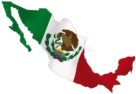 Mexico flag. Vector illustration of a map and flag from Mexico , # ...