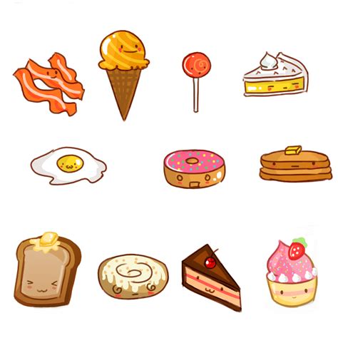 Cute Cartoon Food Wallpapers Wallpapersafari