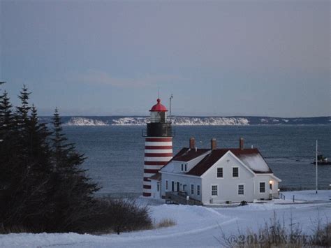 Quoddy Head after snow storm - Lubec, Maine - 1/4/2013 - Photo by Jon ...