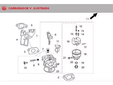 Carburador Completo Para Gerador Kawashima Gg 3100 Parcelamento Sem Juros