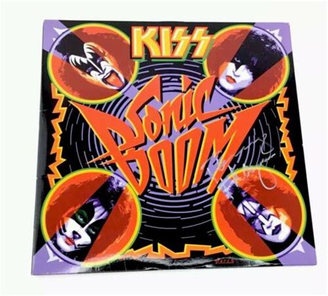 Kiss Sonic Boom Purple Vinyl Lp Exclusive Ltd Edition With Poster