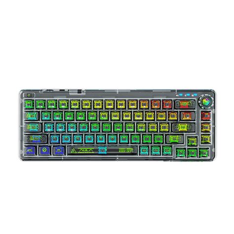 AULA F68 60 Mini Wireless Keyboard RGB Backlit 3 Modes Professional