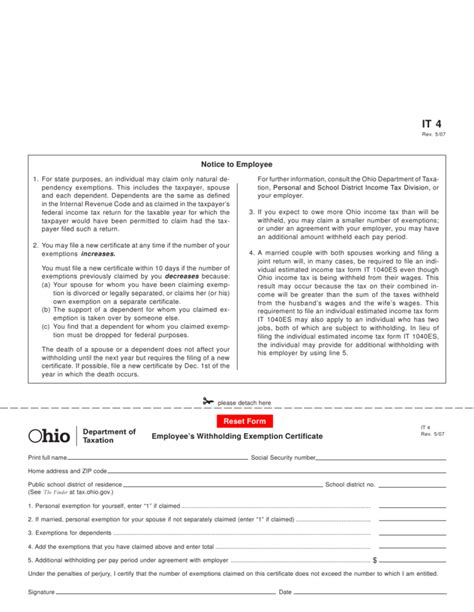 State Of Ohio New Employee Forms - NewEmployeeForms.com