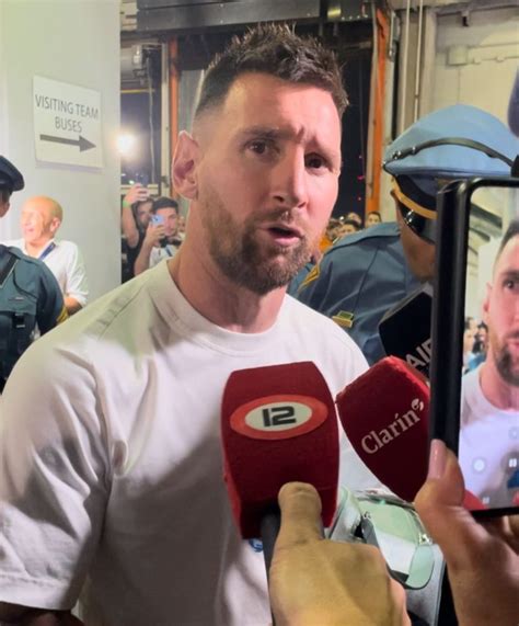 Luego del triunfo con Chile Messi habló con Canal 12 y piensa en el