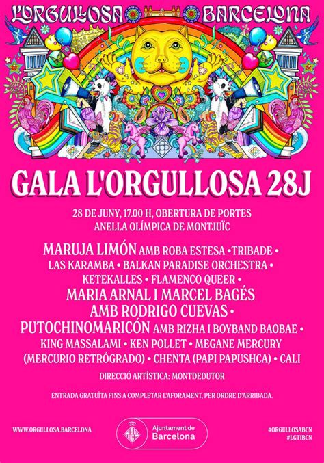 Gala Orgullosa J M Sica Para Celebrar La Diversidad Sexual Y De