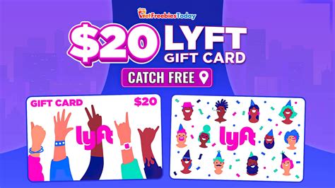 20 Lyft Gift Card Get Freebies Today