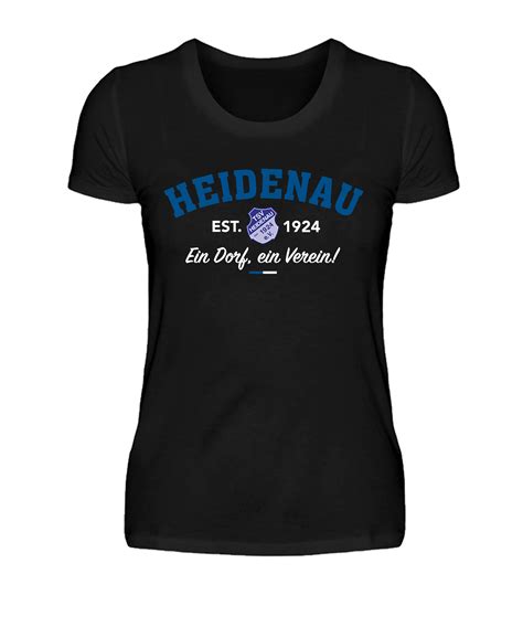 Tsv Heidenau T Shirt Wappen Schwarz Fan Shop Verein