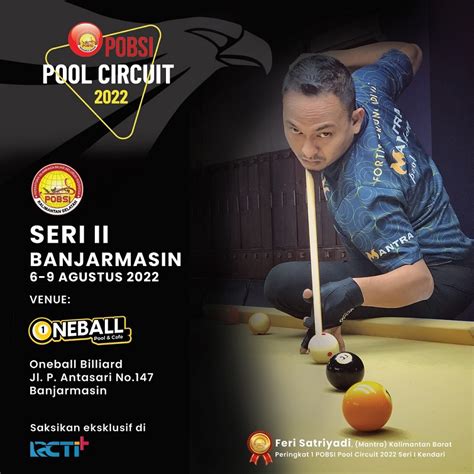 POBSI Pool Sirkuit Seri II Banjarmasin Segera Digelar Feri Satriyadi