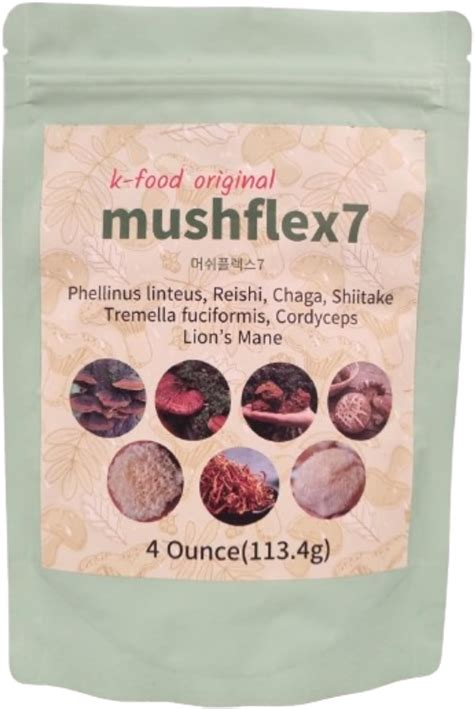 Suplemento En Polvo De Hongos K Food 7 Con Phellinus Linteus Red