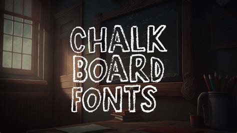 13 Fun Chalkboard Fonts To Give Your Designs a Handmade Feel | HipFonts