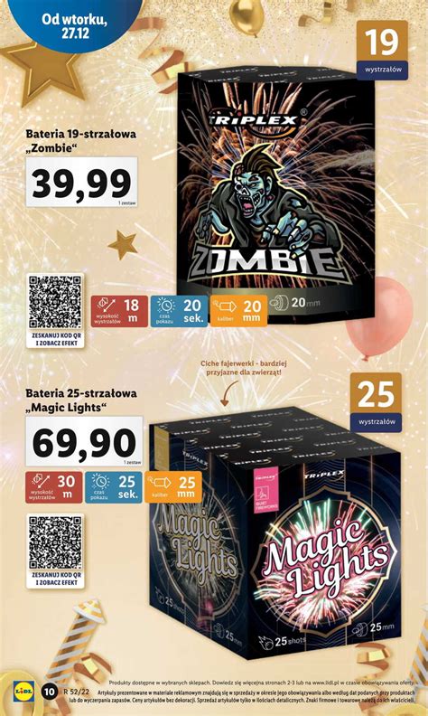 Lidl Fajerwerki Bateria Magic Lights