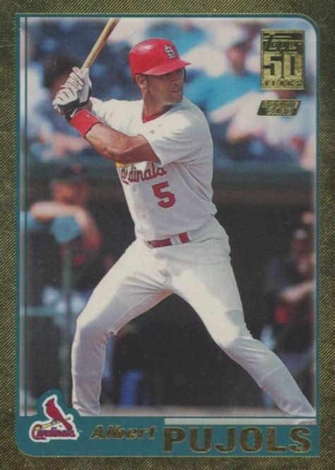 Albert Pujols 2001 Topps Traded T247 Gold 2001 Price Guide Sports