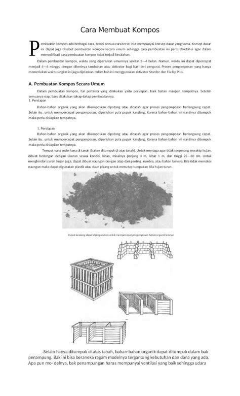 DOCX Membuat Kompos New DOKUMEN TIPS