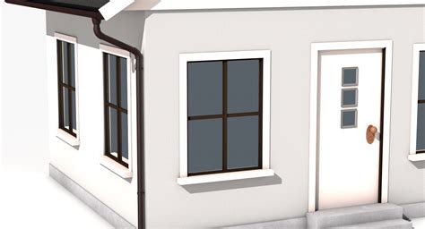 simple house 3d model