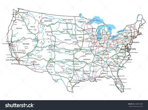 Us Atlas Road Map Online New Free Printable Us Highway Map Usa Road ...