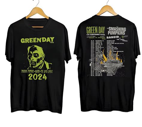 Green Day The Saviors Tour Shirt Green Day Dookie Shirt Green