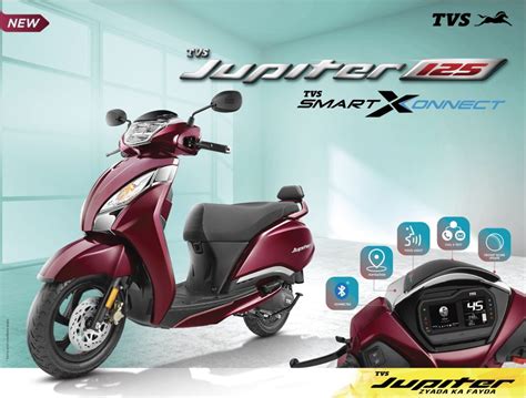 Tvs Jupiter Smartxonnecttm Variant Launched