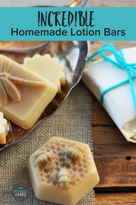 Simple Three Ingredient Lotion Bars Sustainable Cooks