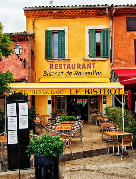 Le Bistrot De Roussillon The Restaurant Le Bistrot In Rou… Flickr