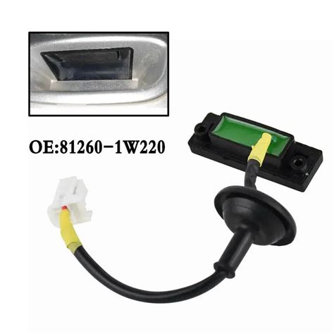 W Trunk Lock Boot Release Switch Tailgate Opening Button