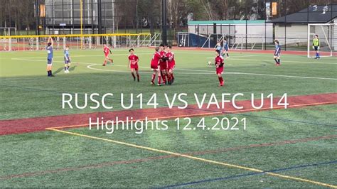 RUSC U14 VS VAFC U14 2 0 BC Coastal Soccer League Richmond Soccer