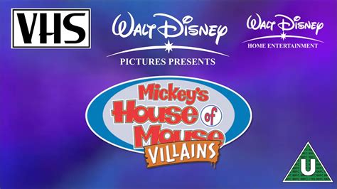 Opening To Mickey S House Of Villains UK VHS 2002 YouTube