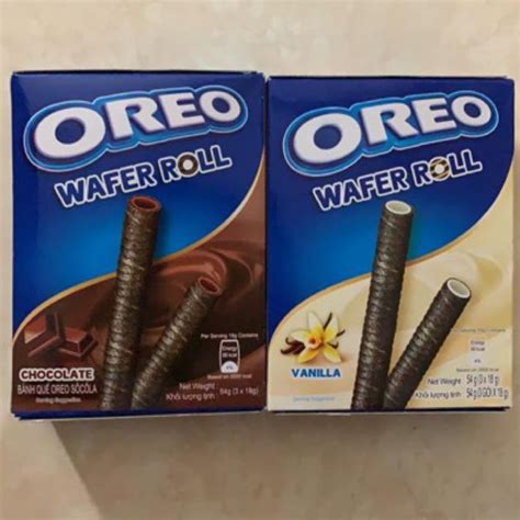 Jual New Oreo Wafer Roll Chocolate Vanilla Shopee Indonesia