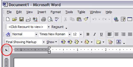 Using Tabs In Microsoft Word