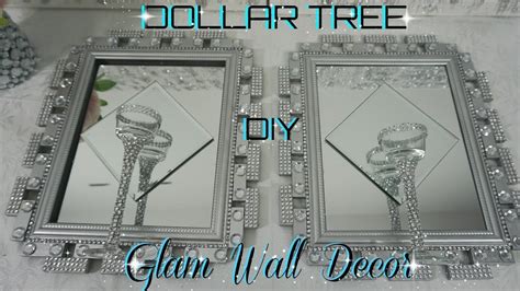 DOLLAR TREE DIY BLING MIRROR WALL SCONCE DOLLAR STORE GLAM WALL DECOR