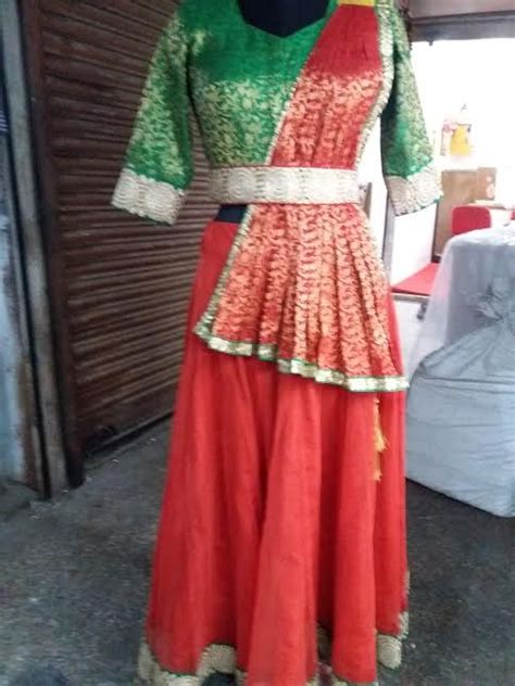 Kathak Dance Costume 11 Jaipur Gharana Bharatanatyam World